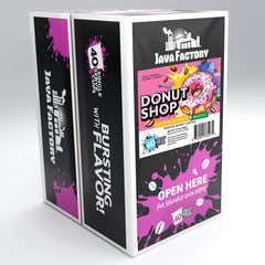 A Keurig brew of Java Factory Donut Shop Blend for a quick, satisfying morning cup.