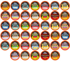 Java Factory Flavored Pods Blueberry Shortcake with fruity aroma for a comforting morning boost.