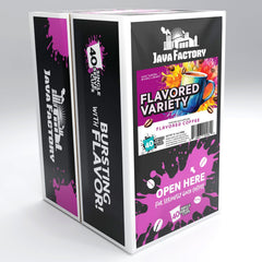 Java Factory Flavored Pods Choco Nut delivering rich chocolate notes for an afternoon treat.