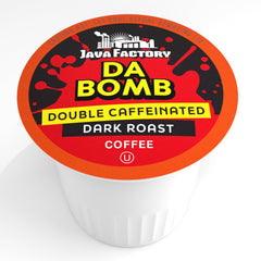 K-Cup Brewer 2.0 ready with Java Factory pod for a reliable, convenient brew.