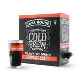 Java House Cold Brew on Tap ready to serve with bold espresso flavor