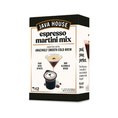 Java House cold brew pods pack front for quick bar-quality cocktails.