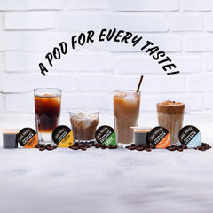 JAVA HOUSE cold brew pod pack highlighting travel-friendly convenience.