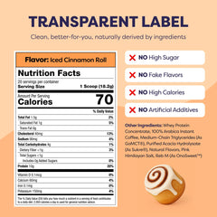 Javvy Iced Cinnamon Roll Protein Coffee packaging front