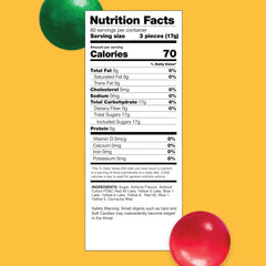 Close-up of layered Jaw Breakers showing color stripes and texture.