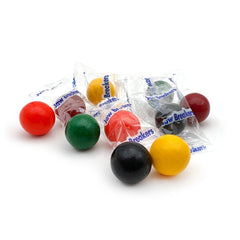 Jaw Breakers dissolving in the mouth with evolving flavors over time.