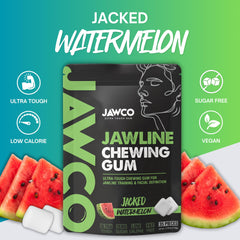 JAWCO 15x harder chew demonstrates intense resistance training for the jaw muscles