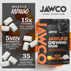 Close-up of JAWCO chew piece demonstrating natural chewing motion.