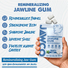 JAWCO natural mastication chew design follows real chewing patterns.