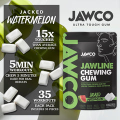 JAWCO natural mastication design highlights chewing with primary jaw muscles engaged