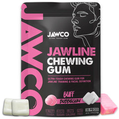 JAWCO Ultra-tough Jawline Gum Pack for defined jawline via durable chew.