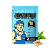 Jawzrsize OG Mastic Gum mint packaging highlights natural jawline exercise and fresh breath.
