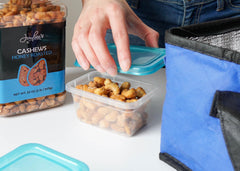 Jaybee's Honey Roasted Cashews served in a bowl for easy snacking.