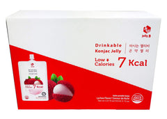 Close-up of Jayone Jelly B texture, smooth konjac jelly for a tasty, low-calorie bite.