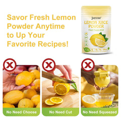 Jayuss Lemon Powder enhances smoothies with natural brightness and tartness.