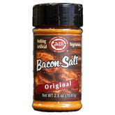 J&D's Bacon Salt Original jar for versatile vegan seasoning in everyday meals