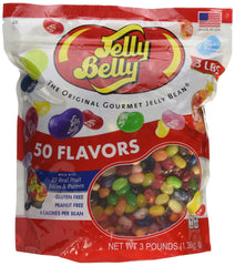 Jelly Belly 3 lb bag of multi-flavor jelly beans for celebrations.