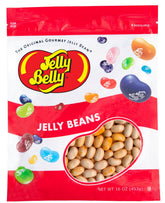Jelly Belly Caramel Corn Jelly Beans bag front with resealable freshness