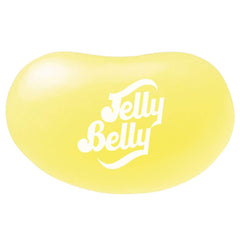 Close-up of Jelly Belly Crushed Pineapple beans showing real pineapple juice flavor notes