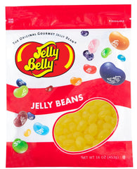 Jelly Belly Crushed Pineapple jelly beans in a resealable bag offering fresh pineapple flavor