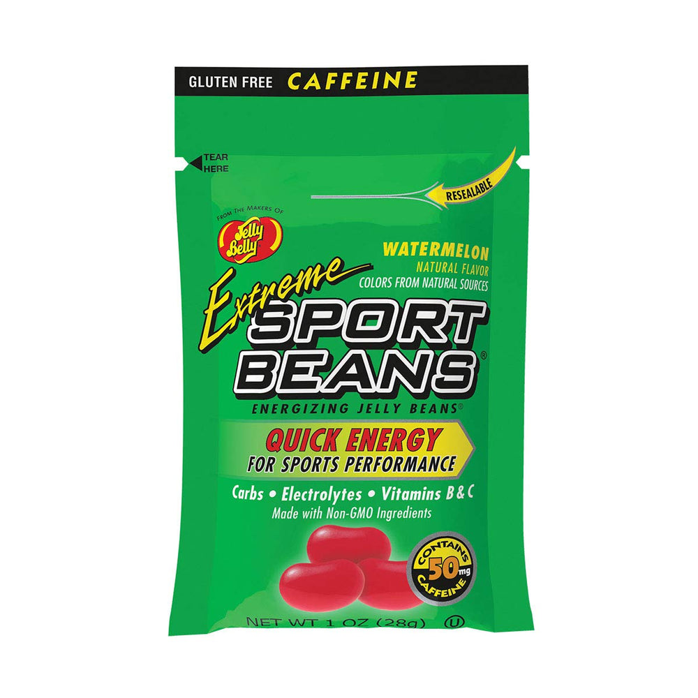 Jelly Belly Extreme Sports Beans Watermelon 24-pack with resealable bags for on-the-go fueling