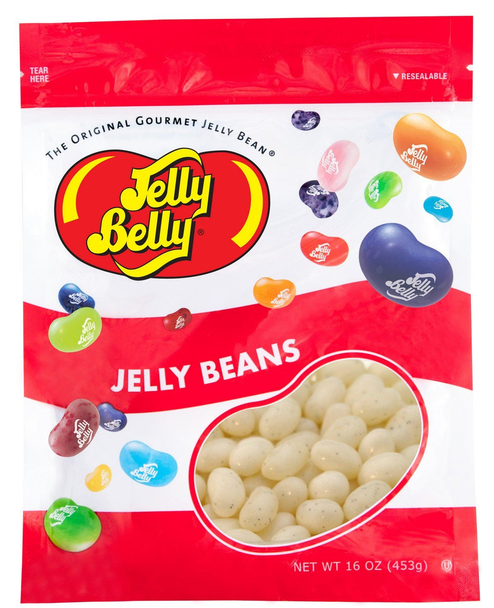 Jelly Belly French Vanilla jelly beans in 1lb bag for gifts and parties.
