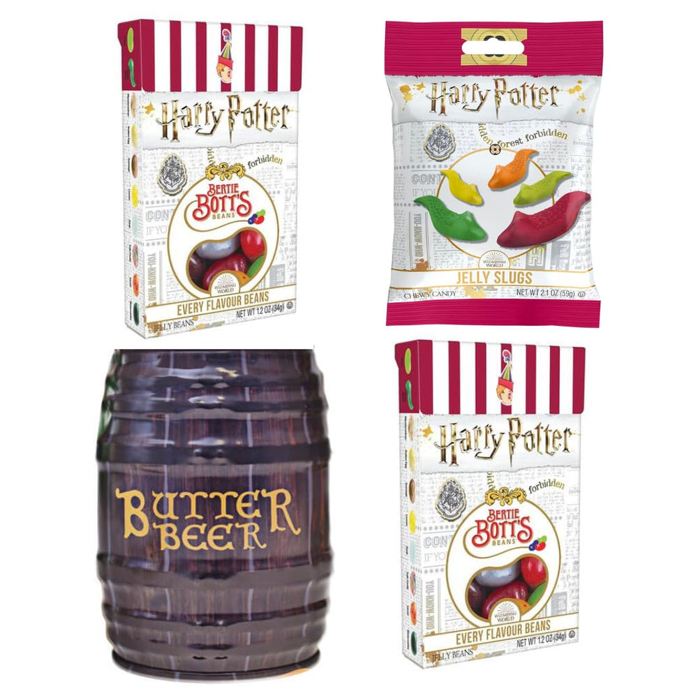 Jelly Belly Harry Potter Butterbeer Barrel Tin, collectible packaging ideal for gifting