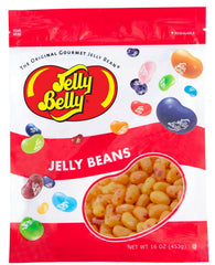 Jelly Belly Peach Jelly Beans in a 16 oz bag for easy snacking.