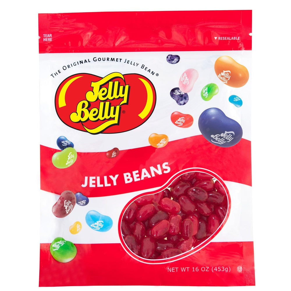 Jelly Belly Pomegranate jelly beans in a 1lb bag for fresh flavor