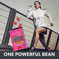 Jelly Belly Sport Beans ingredients nutrition label showcased for balanced energy and electrolytes.