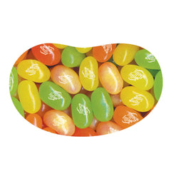 Jelly Belly Sunkist Citrus Mix bag open pouring beans for snacking at gatherings