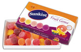 Jelly Belly Sunkist Fruit Gems box front view, ideal for party snacking.