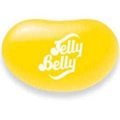Open bag reveals ample Jelly Belly Sunkist Lemon beans ideal for snacking.