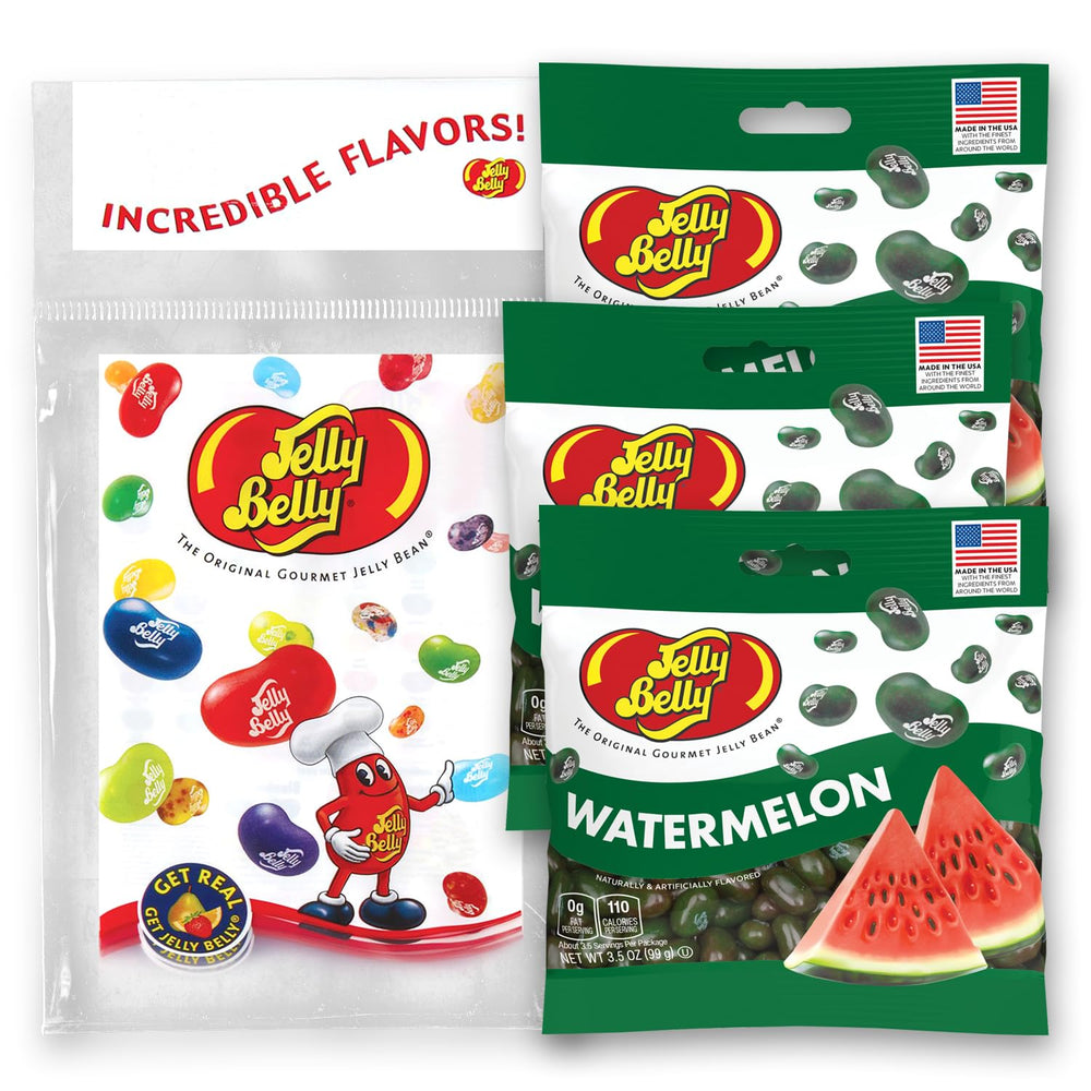 Jelly Belly Very Cherry grab-and-go bags offer a convenient on-the-go snack