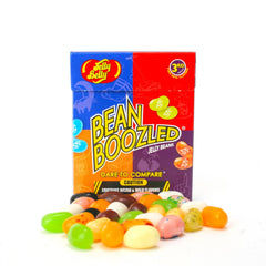 Jelly Belly BeanBoozled 5th Edition Stinky Socks box front, a bold party flavor guessing game.