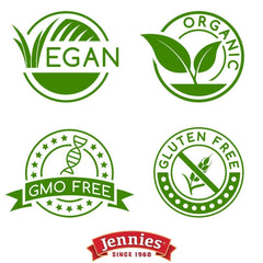 Jennies dark chocolate bites texture close-up reveals crisp bite for on-the-go enjoyment.