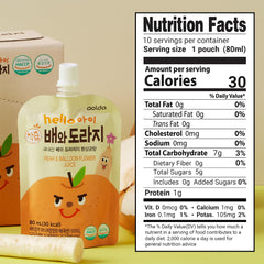 JEOLLANAMDO juice bag open ready for quick, healthy drinks at school or work.