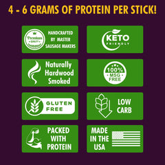 Jerky.com sriracha pork stick with heat and tang for active days
