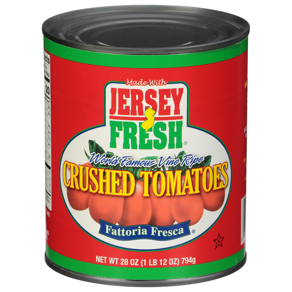 Jersey Fresh Fattoria Fresca crushed tomatoes in a jar, rich sauce base