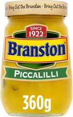 Jesmona Branston Piccalilli served with ham for a ploughmans board