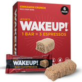 Jesse's WakeUP Cinnamon Crunch 6-pack front, ready for long shifts with on-demand energy.