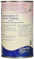 J. Hungerford Smith Marshmallow Dessert Topping on a plate for a delightful sundae.