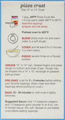 Jiffy crust dough prepped in bowl ready for toppings and baking