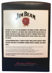 Jim Beam Bourbon Vanilla 18-count packaging for home or office stock.