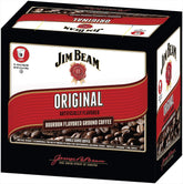 Jim Beam Original Bourbon coffee cup ready to brew with Keurig compatibility.