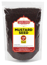 Jimidar Shudh Black Mustard Seeds bottle front, premium whole spice for authentic Indian cooking