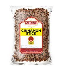 Jimidar SHUDH Cinnamon Sticks 1lb packaging highlights premium, non-GMO spice for baking