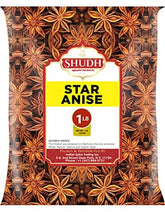 Jimidar star anise whole 1lb pods for baking, cooking, and tea flavors.