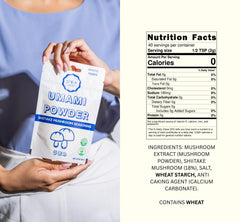 Jimoto Foods Umami Powder for broth adds rich, dashi-like flavor.