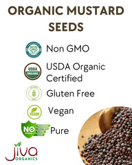 Jiva Organics label highlights certified organic quality and non-GMO promise